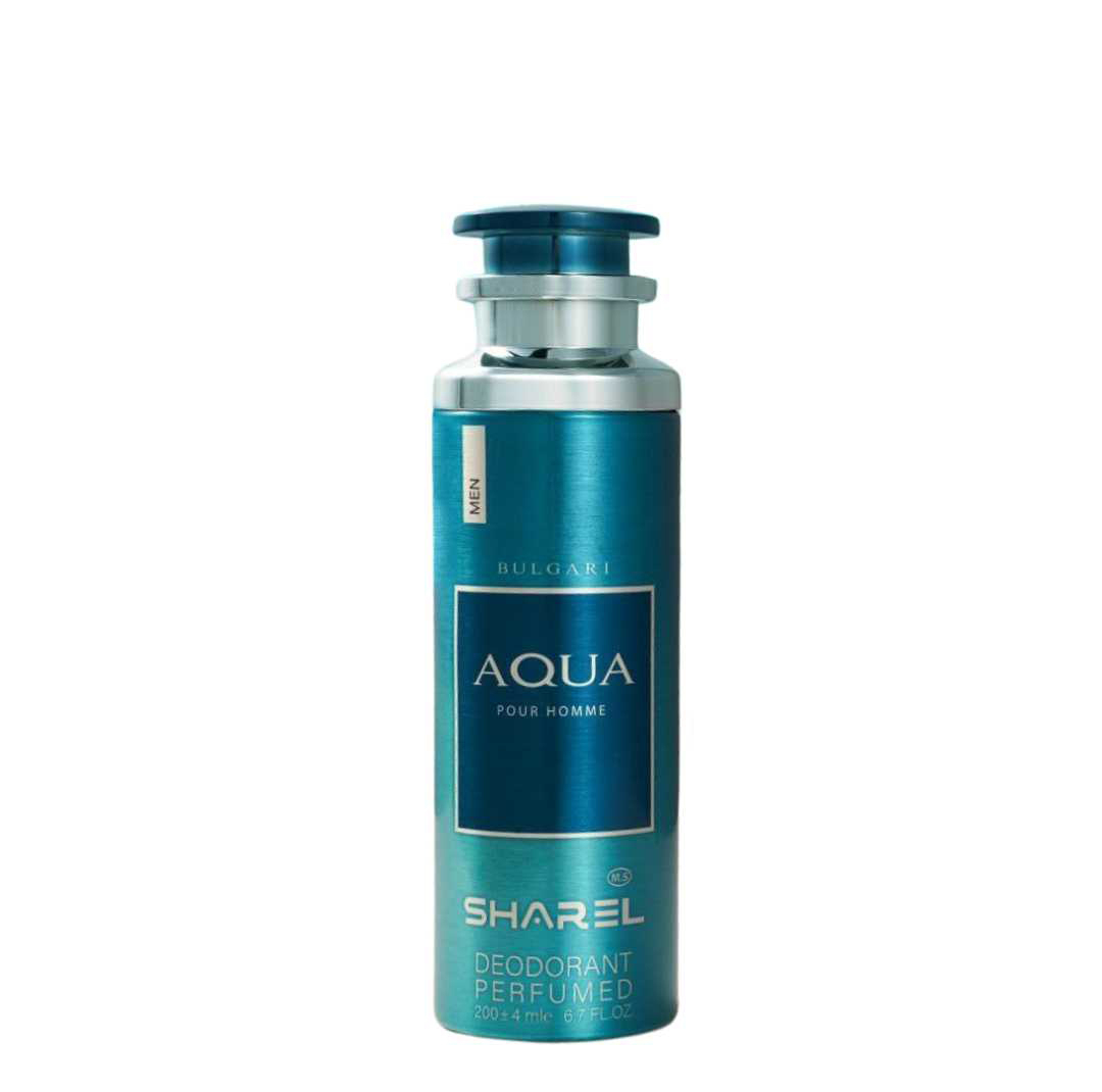 اسپری بدن مردانه شارل مدل Aqua حجم 200 میلی لیتر