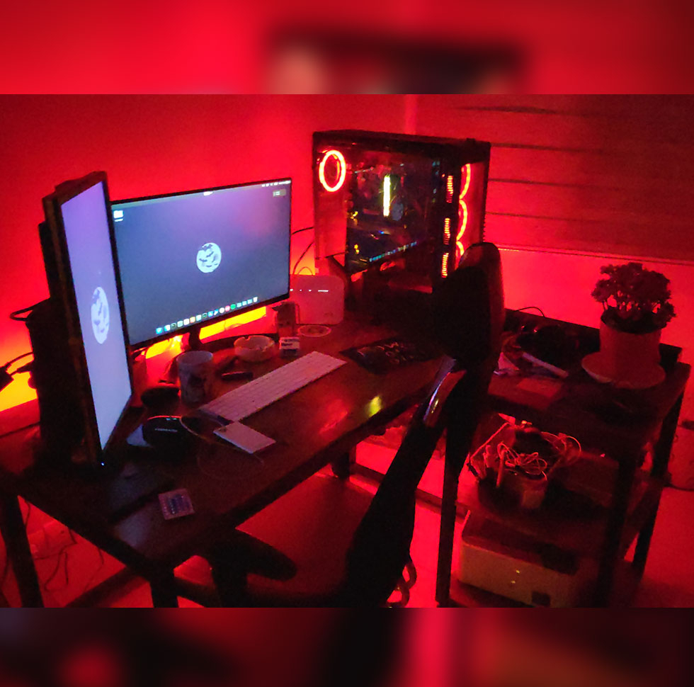 ریسه ال ای دی مدل  شلنگی RGB طول 5 متر به همراه ریموت