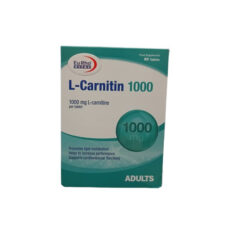 ال کارنیتین یورو ویتال- 1000 میلی گرم بسته 60 عددی