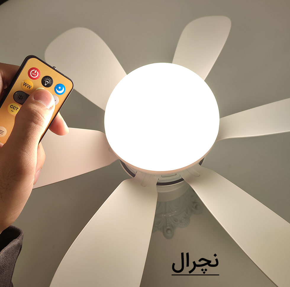 لامپ ال‌ای‌دی 30 وات مدل پنکه ای کد 613 پایه E27