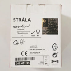 چراغ ریسه ای LED ایکیا مدل STRALA کد 205.631.93 طول 7.5 متر