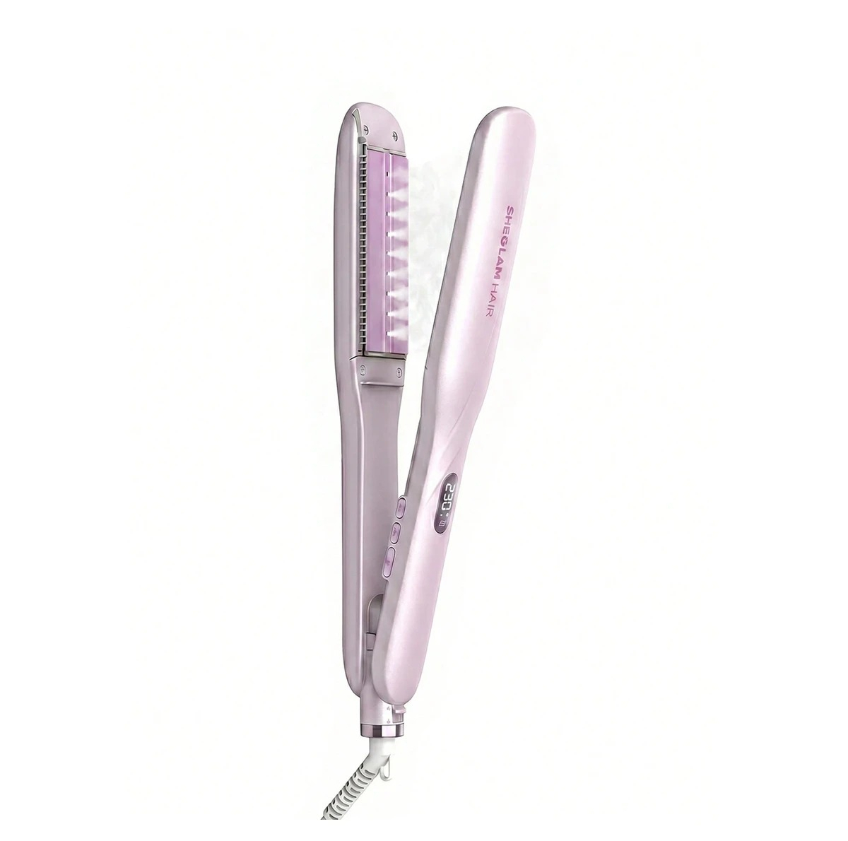 دستگاه اتو مو شیگلم مدل Sleek Chic Twist Kiss Flat Iron   با تکنولوژی ضد وز، برقی