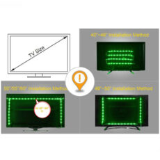 ریسه ال ای دی مدل one star Tv RGB طول 2.8 متر