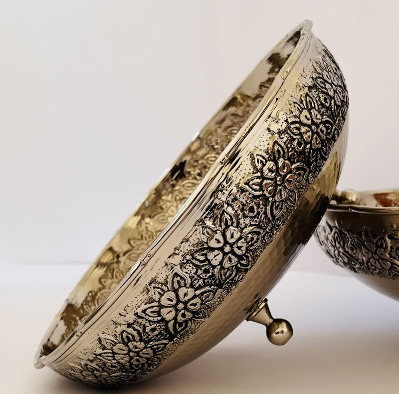 آجیل خوری مسی مدل آفتاب گردان کد ZH321.7