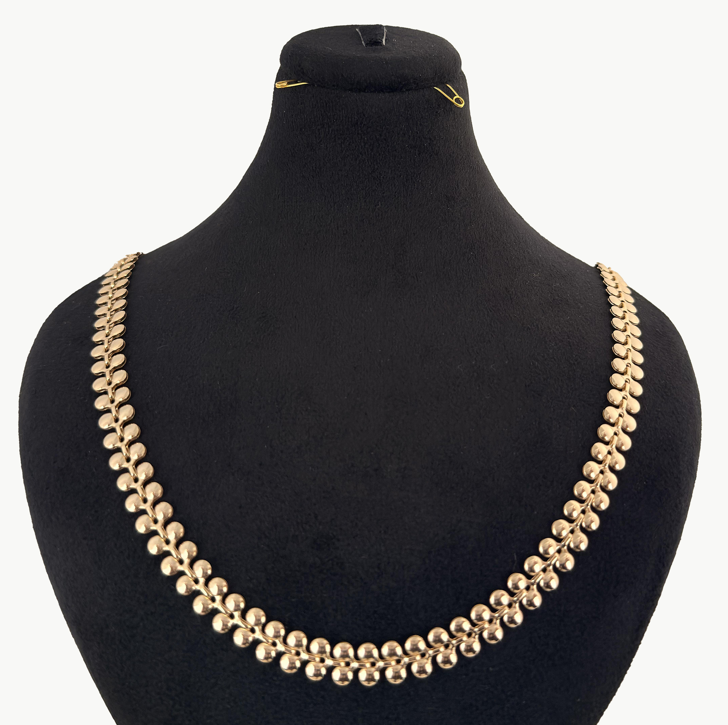 گردنبند زنانه طرح برگ ژوپینگ مدل X000972877