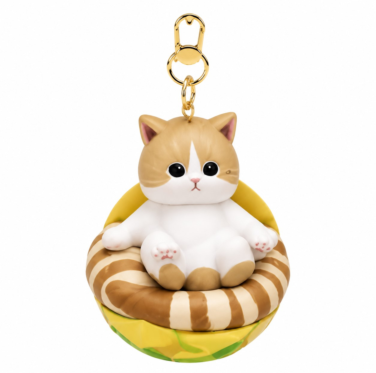 اسباب بازی شانسی مدل جاکلیدی فیگوری موفوسند مدل Shrimp Meow Figure Keychain سری Kitan Club