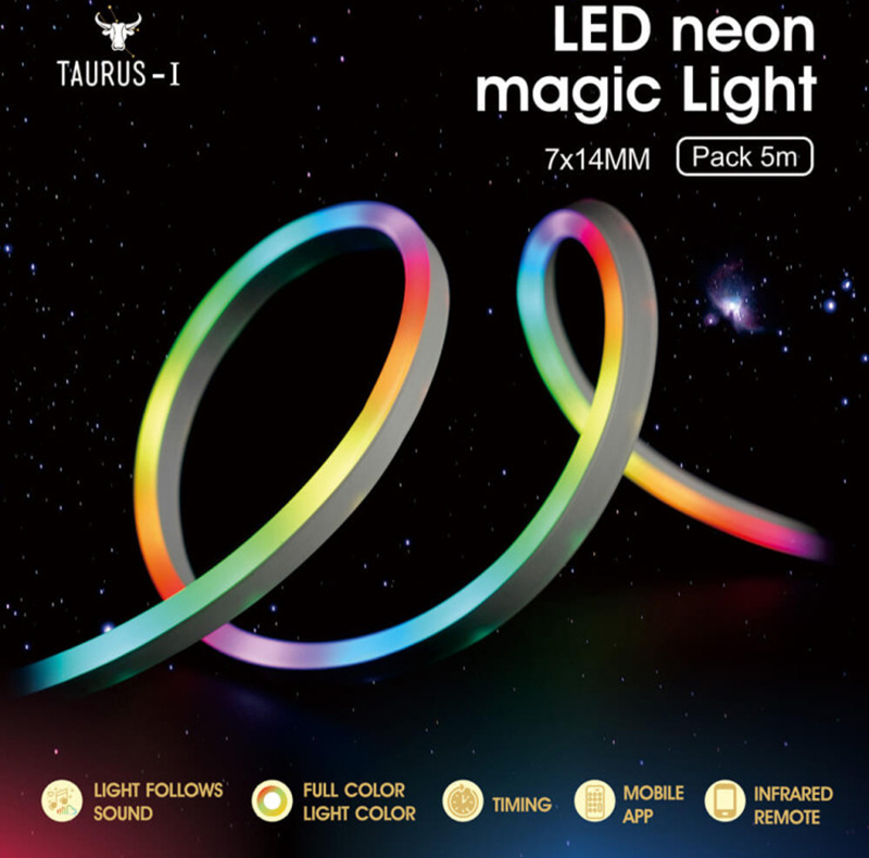 ریسه نئون مدل LED-IC کد T200 طول 5 متر