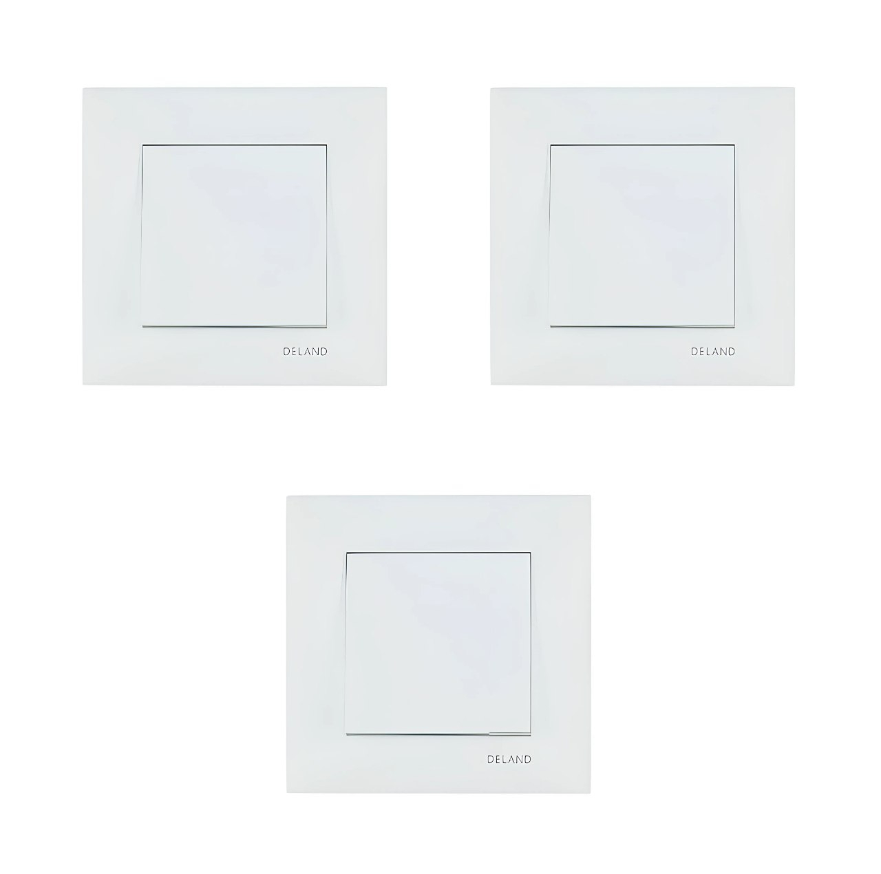کلید تک پل دلند مدل آسا بسته 3 عددی