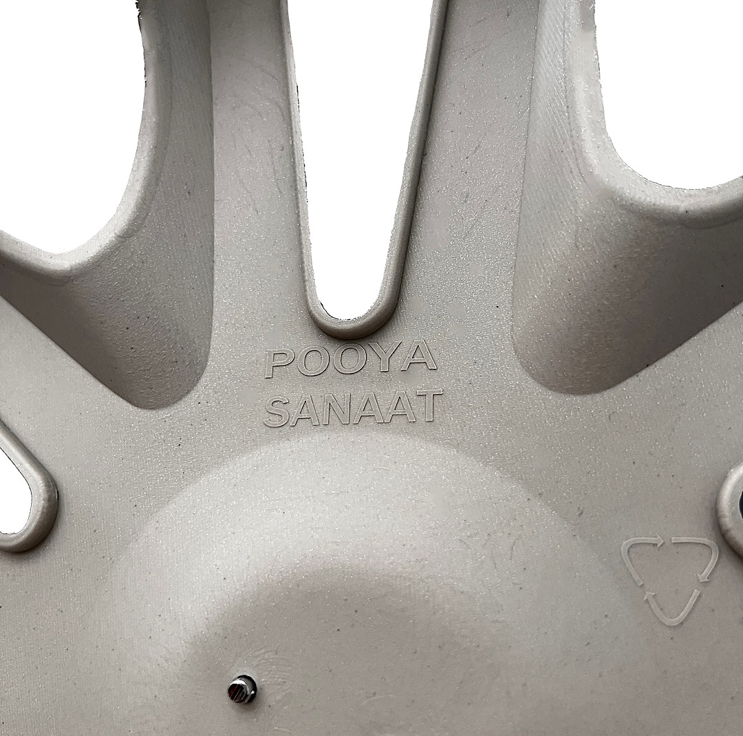 قالپاق چرخ پویا صنعت مدل 08 DENA سایز 15 اینچ مناسب برای دنا مجموعه 4 عددی