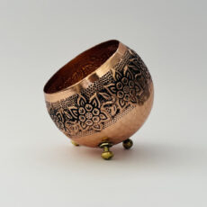کاسه مسی مدل گوی سه پایه کد ZH245.6