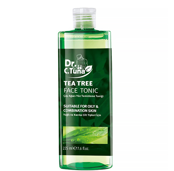 تونر پاک کننده آرایش صورت دکتر سی تونا مدل Tea Tree حجم 225 میلی لیتر
