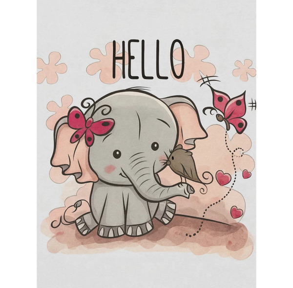 زیرانداز تعویض نوزاد مدل Elephant0199