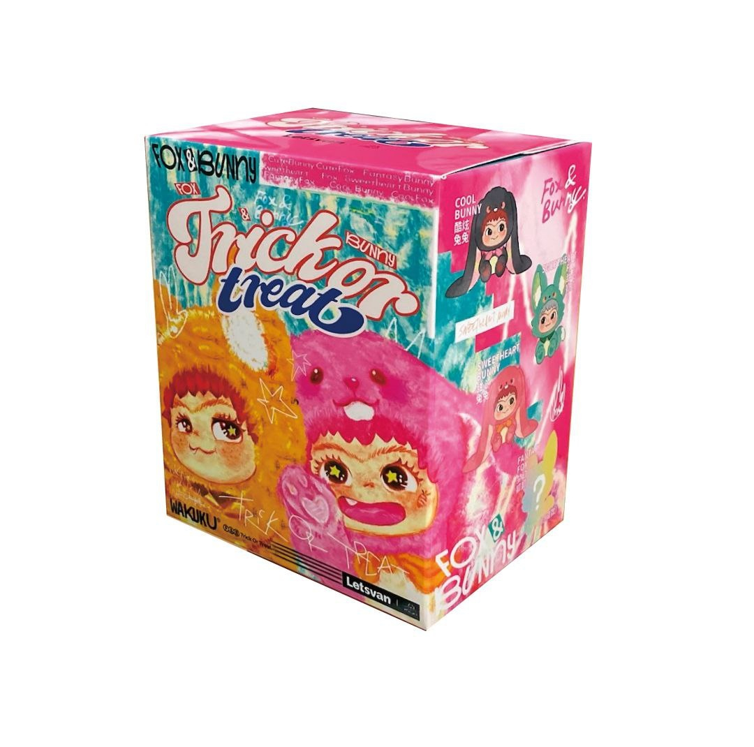 اسباب بازی شانسی مدل عروسک سوپرایزی واکوکو سری Fox & Bunny