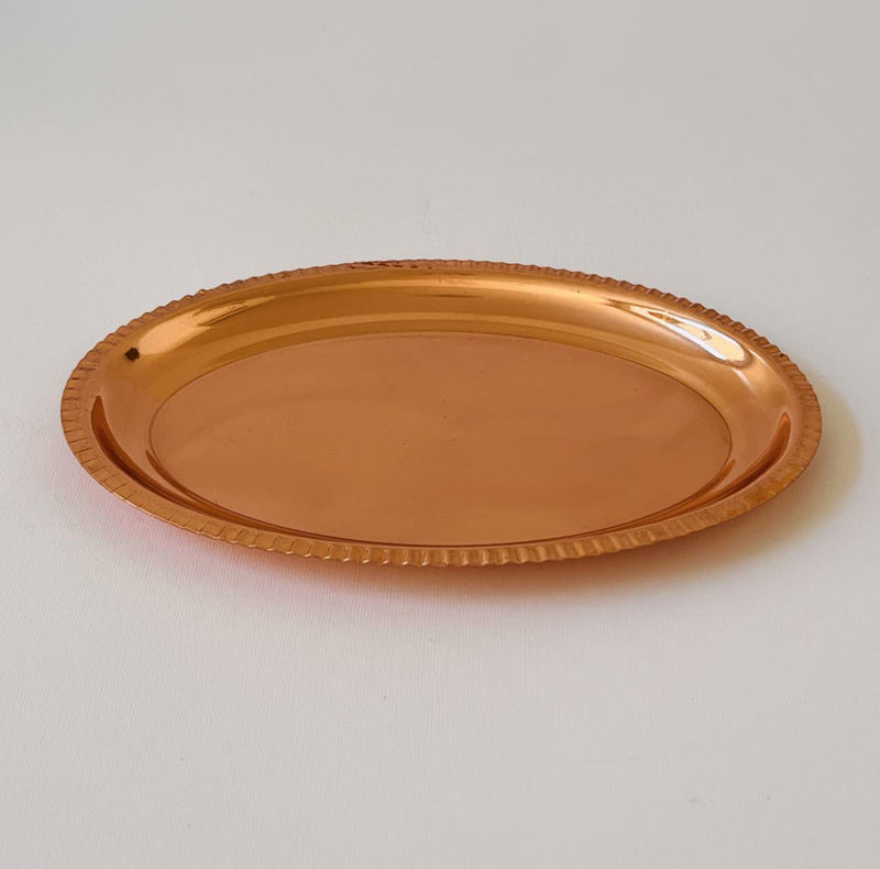 سینی مسی مدل بیضی کد ZH377.2