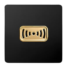 زنگ بیزر صنایع آسیا الکتریک مدل کریستال BLK-GLD