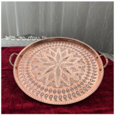 سینی مسی مدل الماس تراش کد31