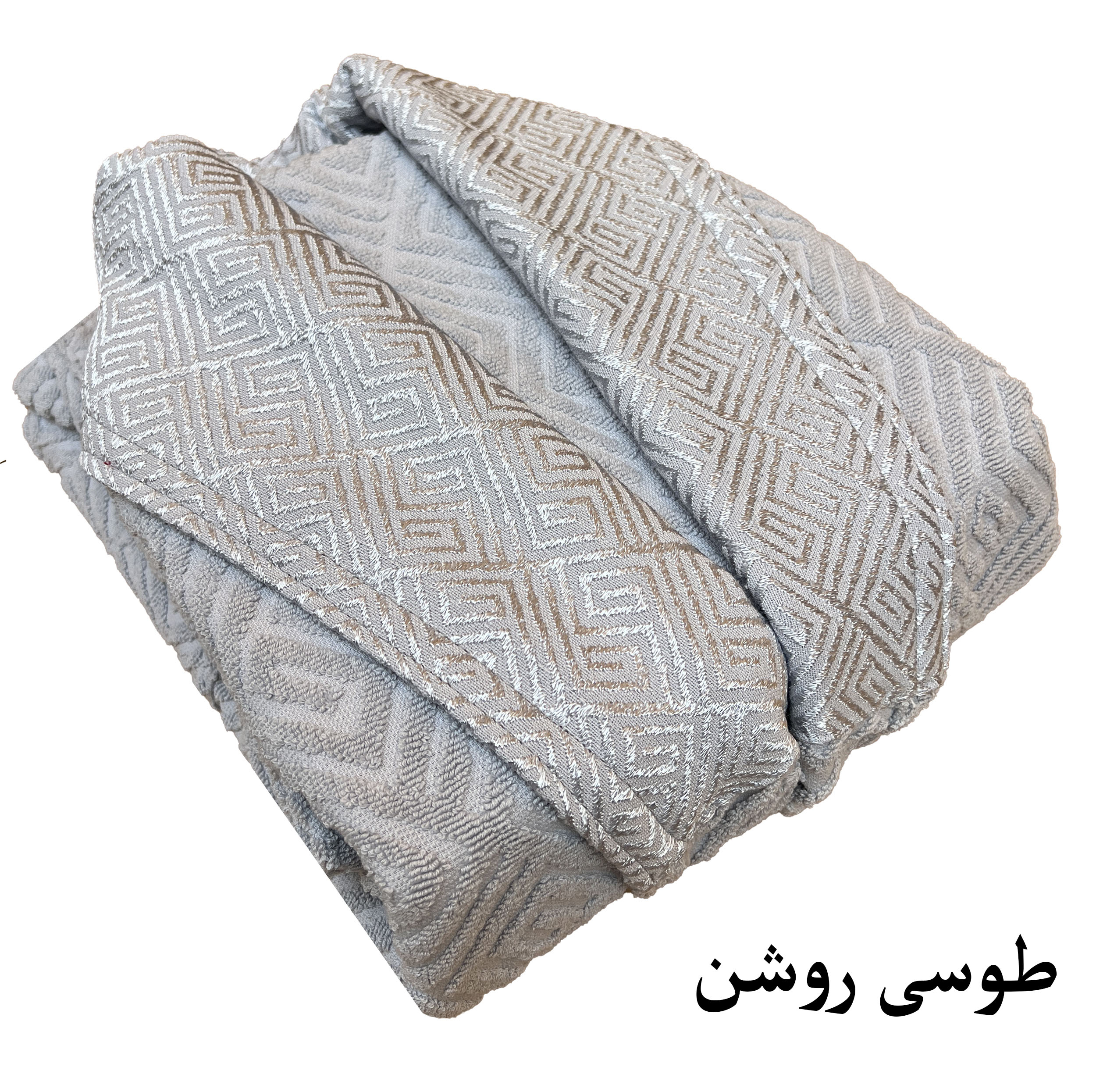 حوله پالتویی مدل رومی سایز ۱۳۵