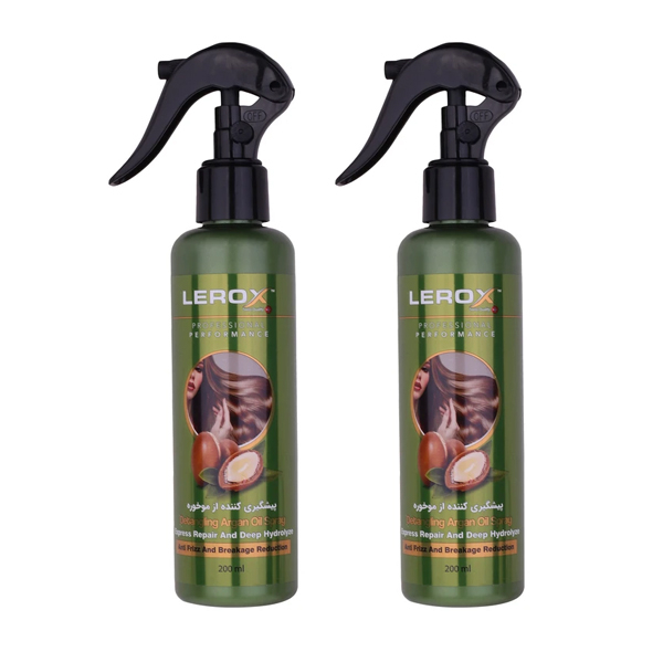 اسپری پیشگیری از موخوره لروکس مدل Express Repair حجم 200 میلی لیتر  مجموعه 2 عددی