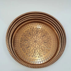 سینی مسی مدل گرد کد ZH56