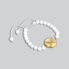 دستبند زنانه دانژه طرح پروانه کد ZDNG24G6013