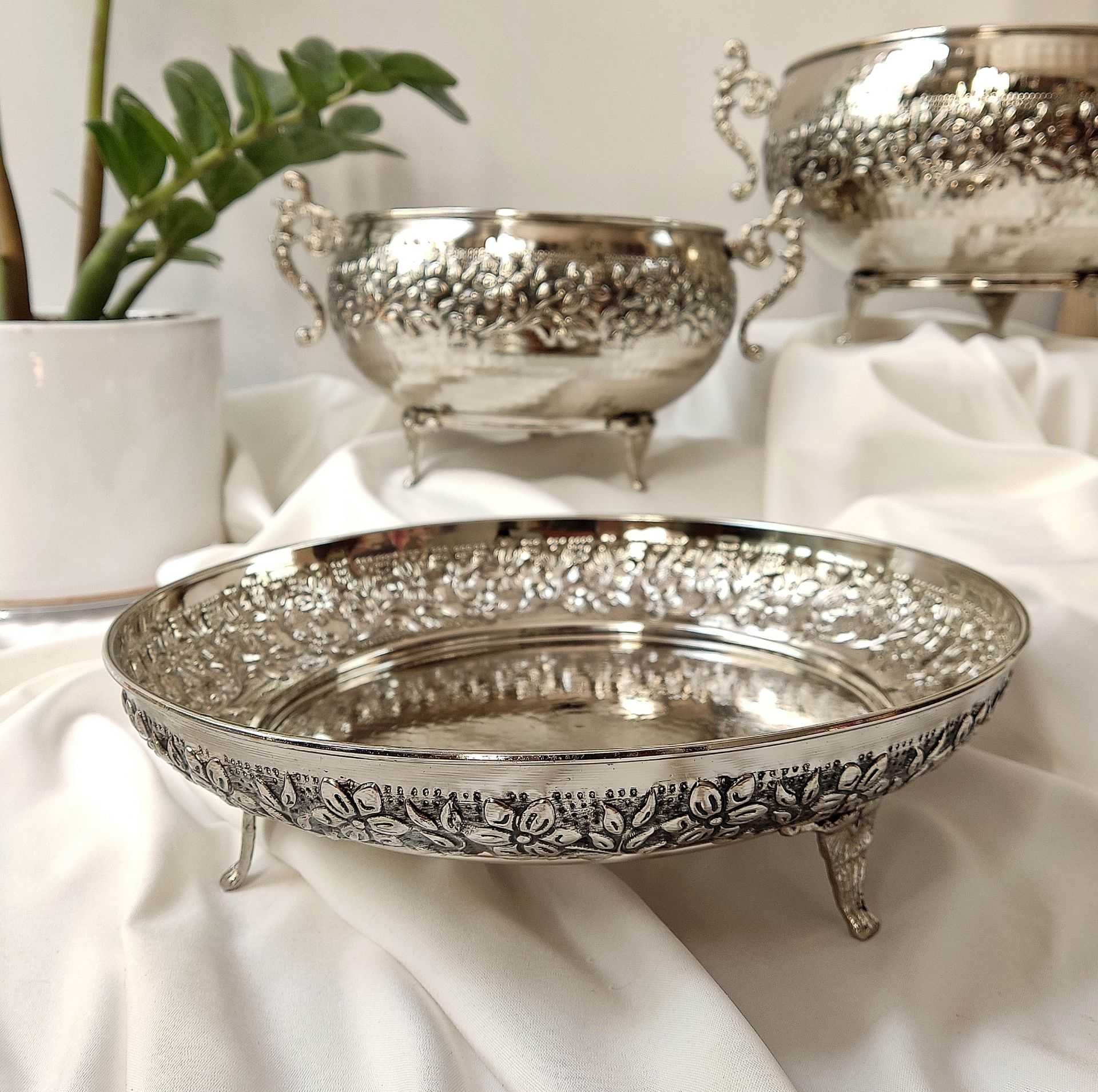 شیرینی خوری مسی مدل اطلس کد ZH434.2