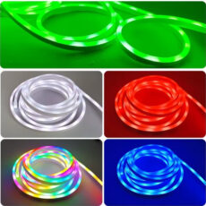 ریسه نئون فلکسی مدل IC-RGB طول 5 متر