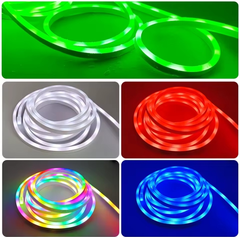 ریسه نئون فلکسی مدل IC-RGB طول 5 متر