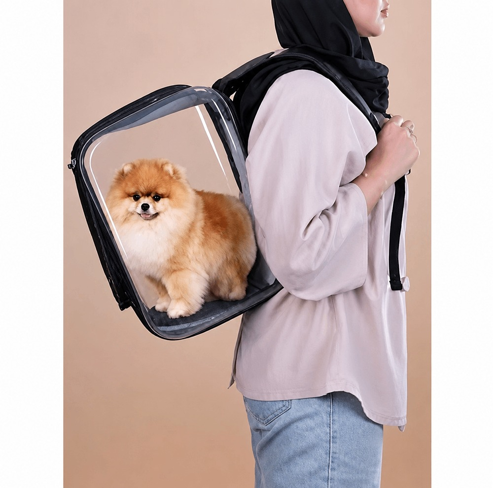 کوله پشتی حمل حیوانات زاریکس مدل پنجره ای دوطرفه