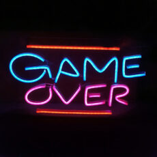 چراغ نئونی طرح Game Over کد 2025