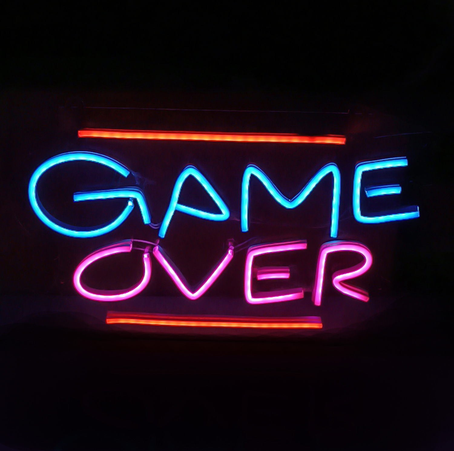 چراغ نئونی طرح Game Over کد 2025