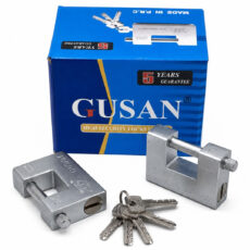 قفل کتابی گوسان مدل وکیومی سنگین سایز 94 میلی متر به همراه 5 کلید کامپیوتری