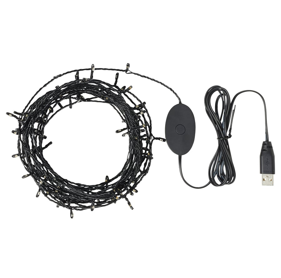 چراغ ریسه ای LED ایکیا مدل STRALA کد 205.631.93 طول 7.5 متر
