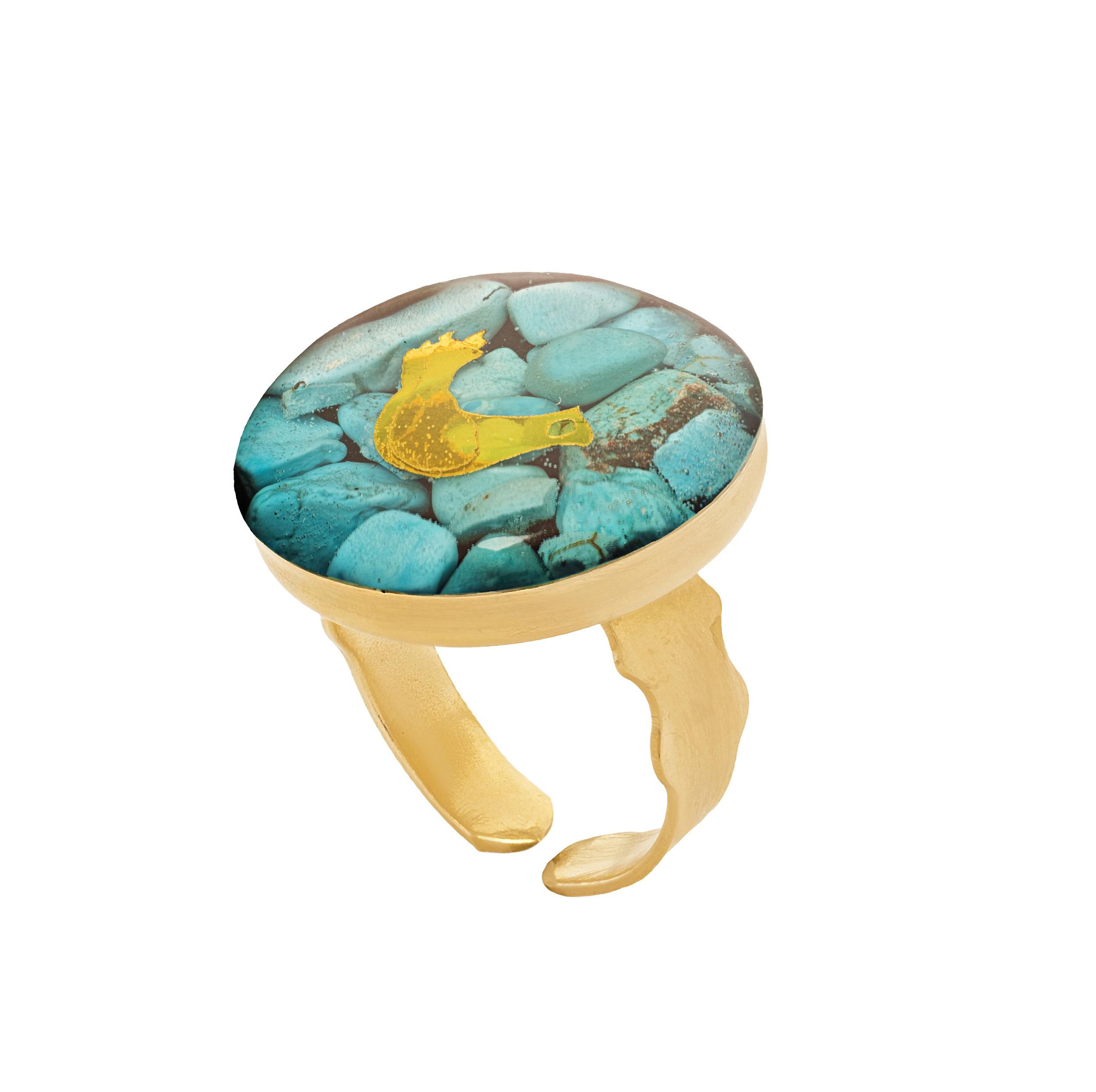 ست انگشتر و دستبند دست ساز زنانه آلتین هنر مدل پرنده طرح مرغ آمین