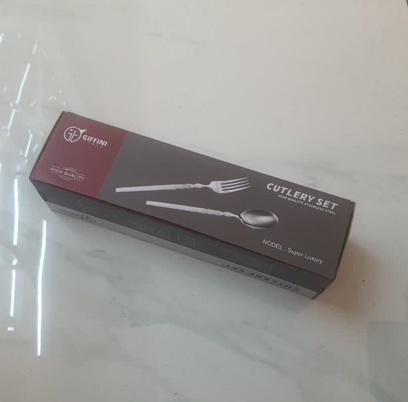 سرویس قاشق و چنگال 15 پارچه جی فی نی مدل G-253