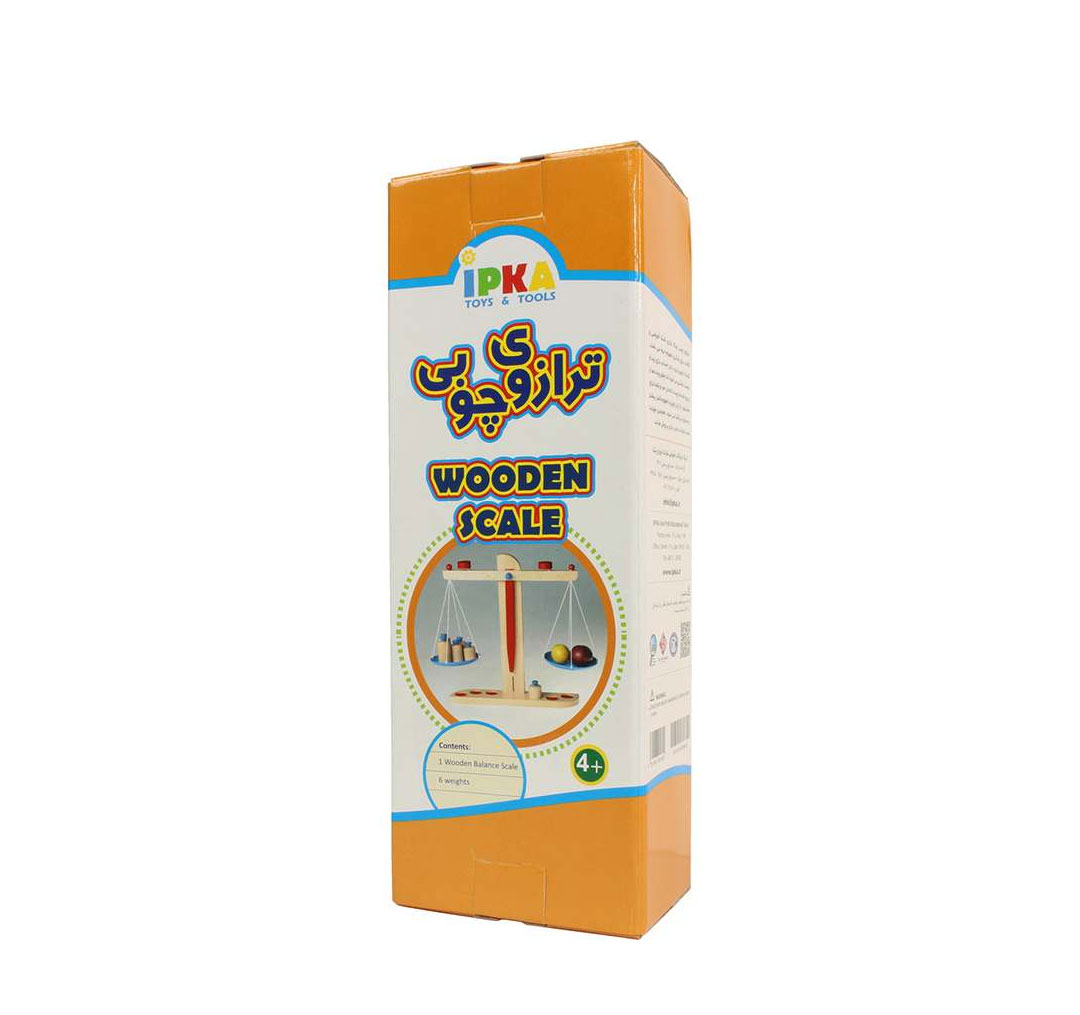 اسباب بازی ایپکا مدل ترازو چوبی