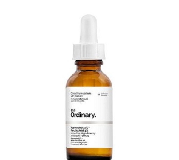 سرم آنتی اکسیدان و ضد پیری اوردینری مدل Resveratrol 3% Ferulic Acid 3% حجم 30 میلی لیتر