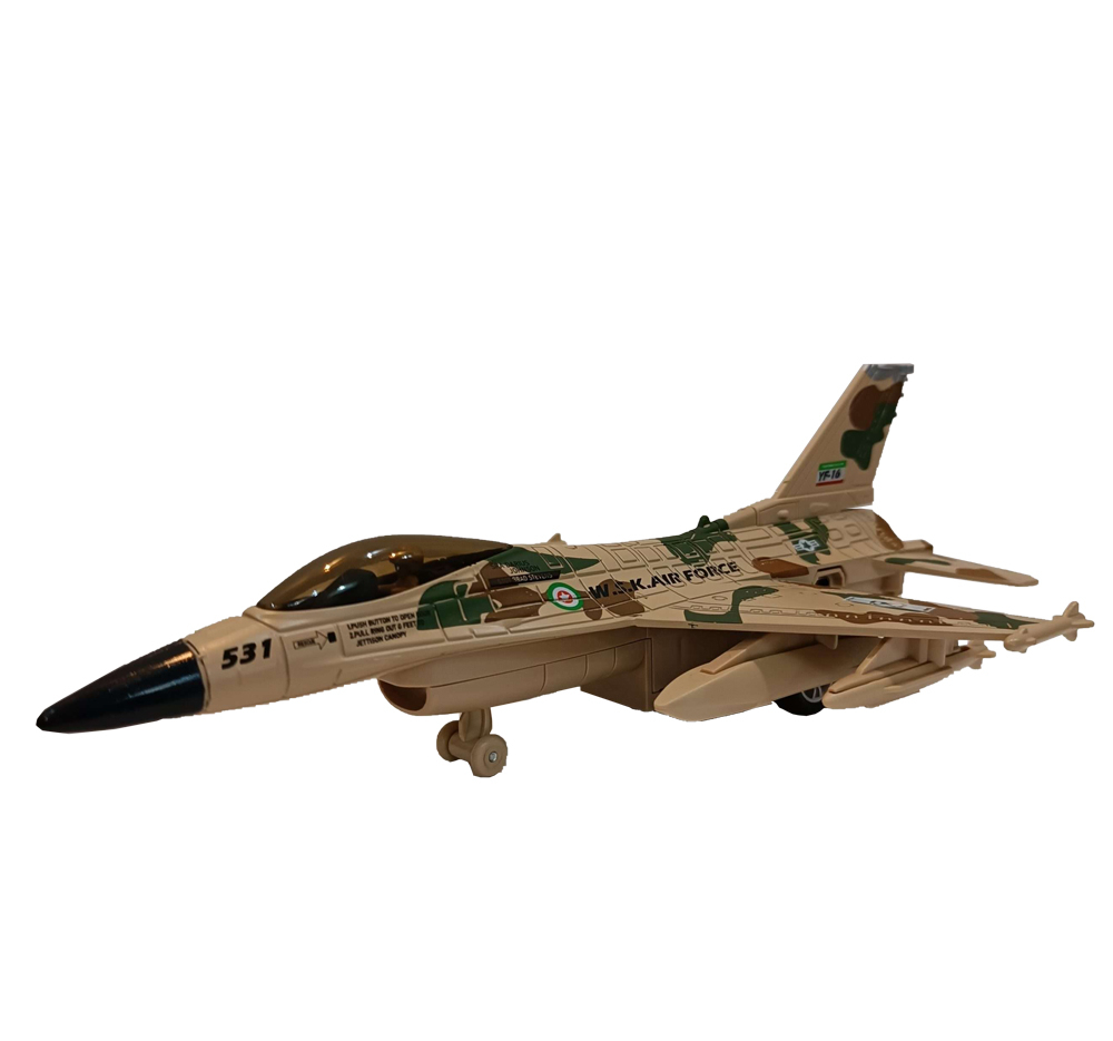 هواپیما جنگنده مدل دودزا طرح F-16