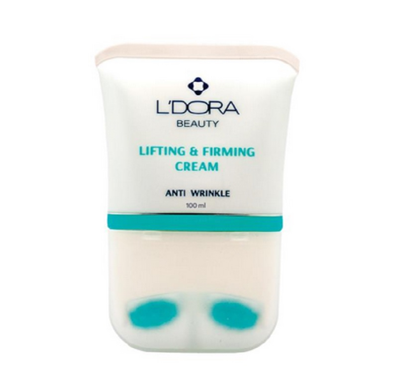 کرم لیفتینگ صورت و گردن لدورا مدل Beauty حجم 100 میلی لیتر