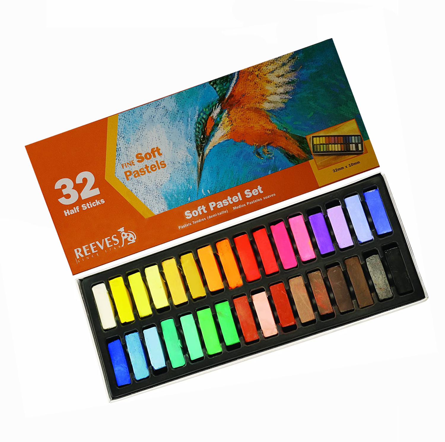 پاستل گچی 32 رنگ ریوز کد Soft