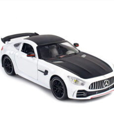 ماکت ماشین مدل فلزی 6 درب بازشو موزیکال Benz AMG GT دودزا