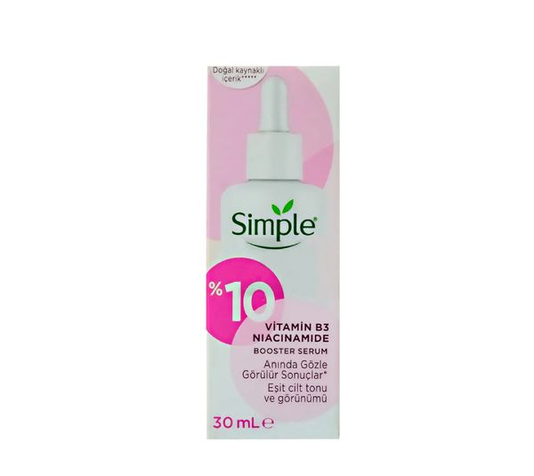 سرم روشن کننده سیمپل مدل Booster 10% Niacinamide + Vitamin B3 حجم 30 میلی لیتر