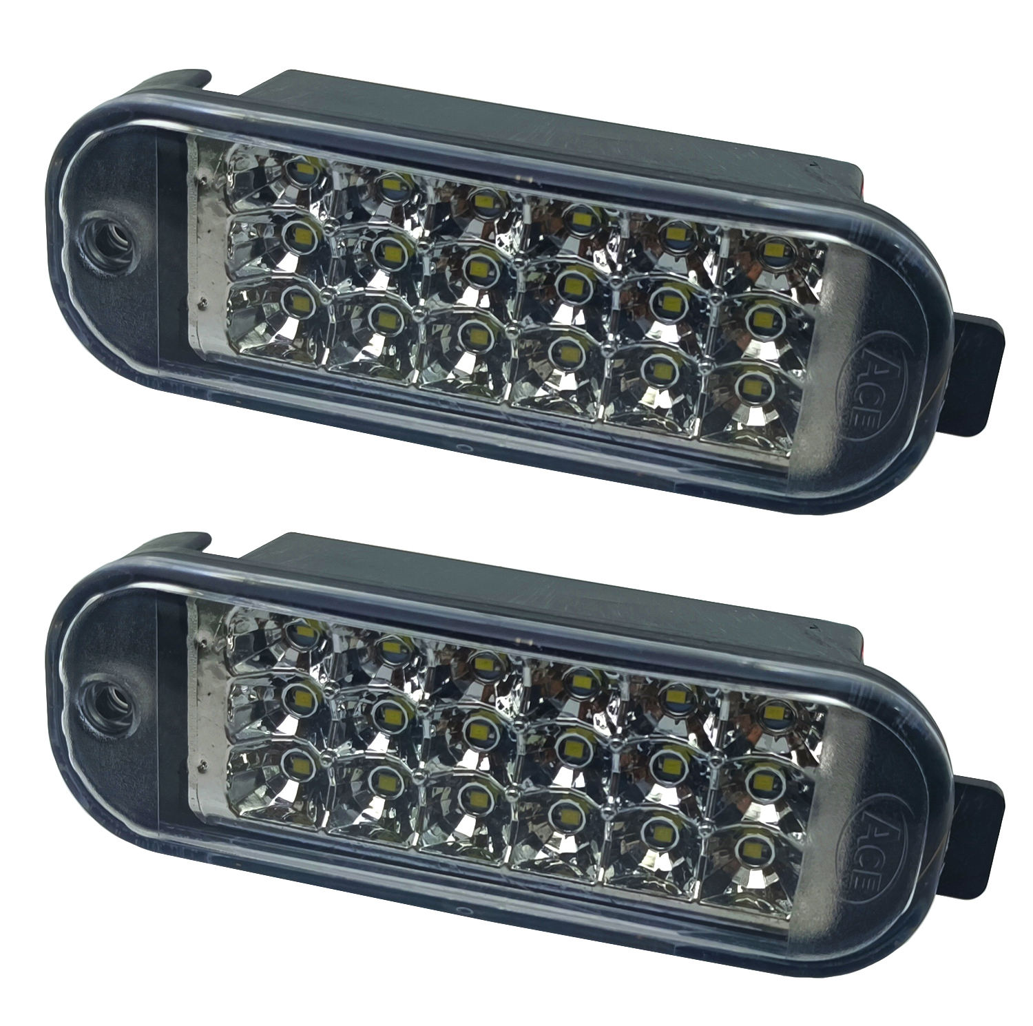 چراغ داخل سپر خودرو چیکال مدل P-2018-SMD مناسب برای پراید بسته 2 عددی
