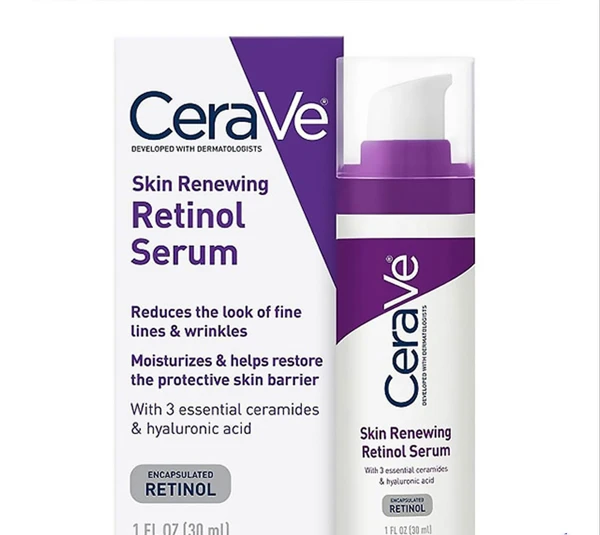 سرم ضد چروک سراوی مدل Retinol حجم 30 میلی لیتر