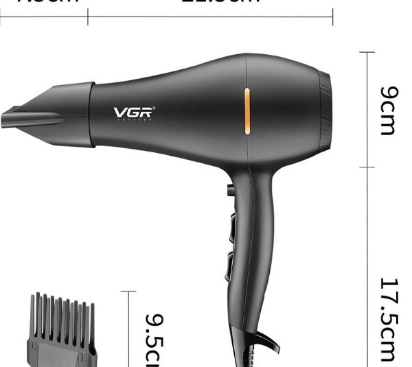 سشوار حرفه ای وی جی آر مدل V-433