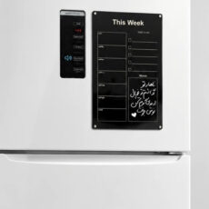 وایت‌برد شیشه‌ای مدل پلنر هفتگی سایز 30x20x0.2 سانتی‌متر