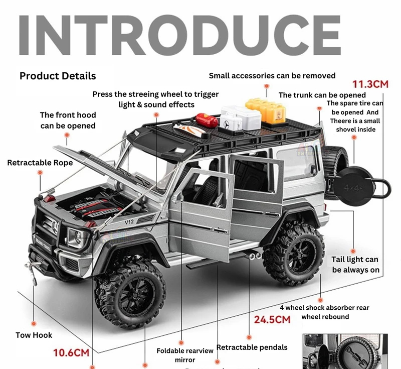 ماشین بازی مدل Mercedes Benz G63