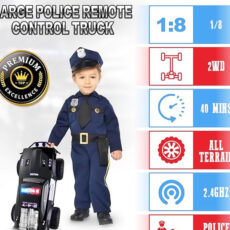 ماشین بازی کنترلی مدل پلیس آفرود