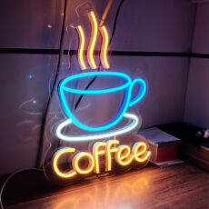 چراغ نئونی طرح coffee کد CO33X24