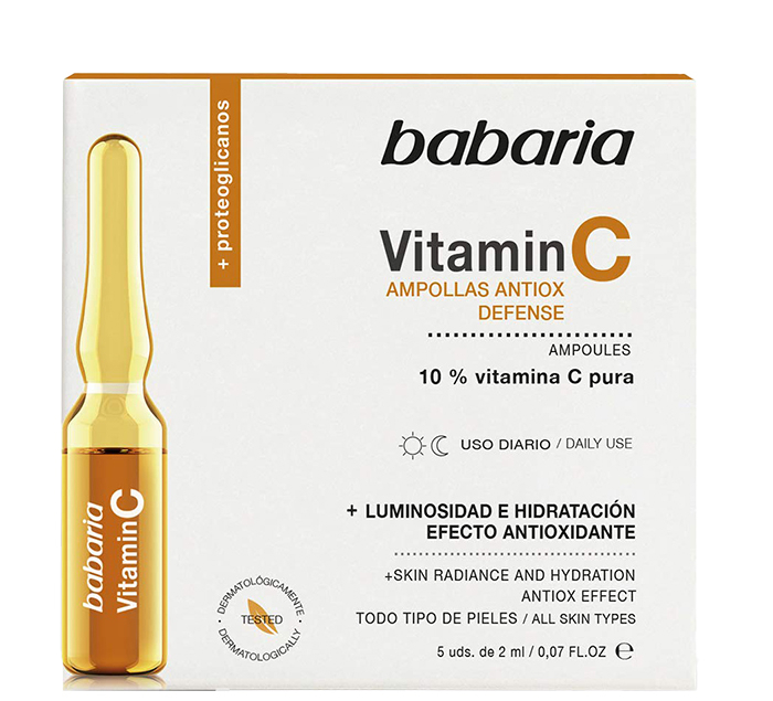 ویال روشن کننده باباریا مدل Vitamin C حجم 2 میلی لیتر بسته 5 عددی