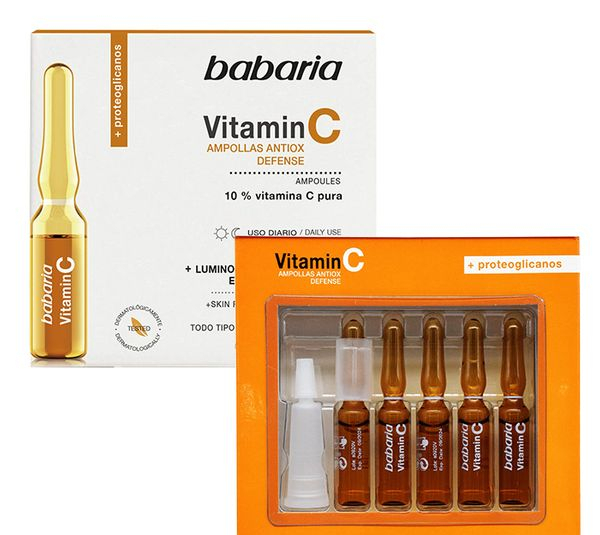 ویال روشن کننده باباریا مدل Vitamin C حجم 2 میلی لیتر بسته 5 عددی
